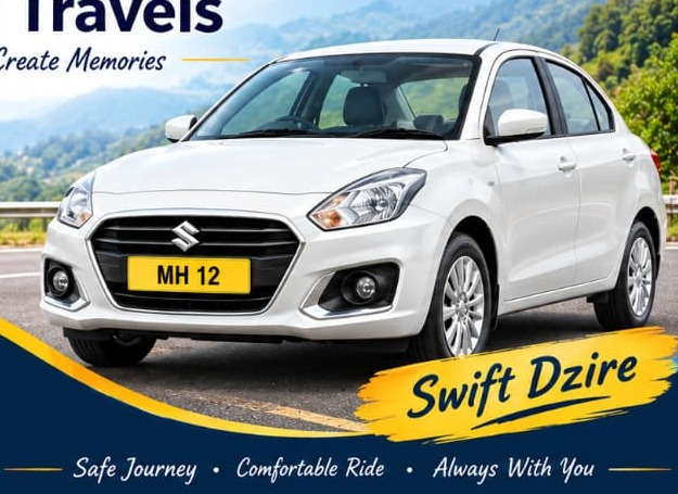 New Maruti Suzuki Swift Dzire car rental Pune MH 12